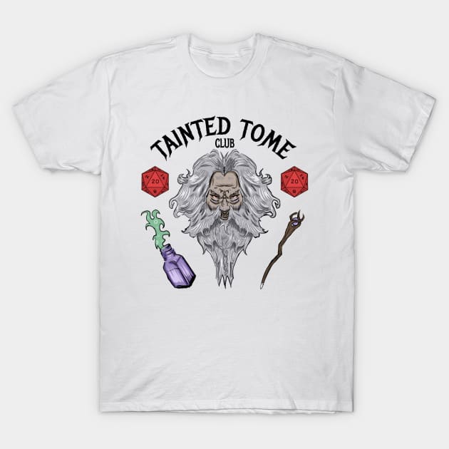 The Tainted Tome club T-Shirt by Ace13creations